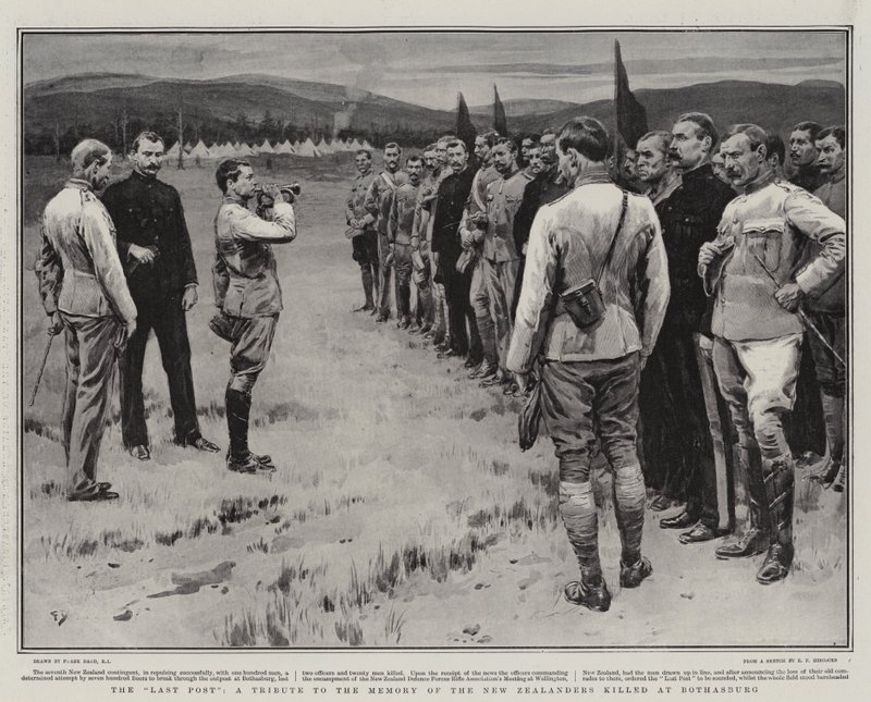 Le dernier poste, un hommage à la mémoire des Néo-Zélandais tués à Bothasburg - Frank Dadd