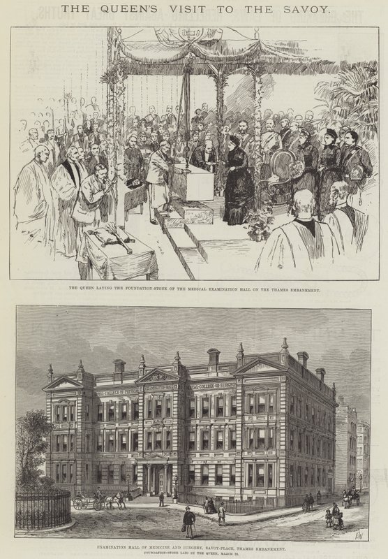 La visite de la reine au Savoy - Frank Watkins