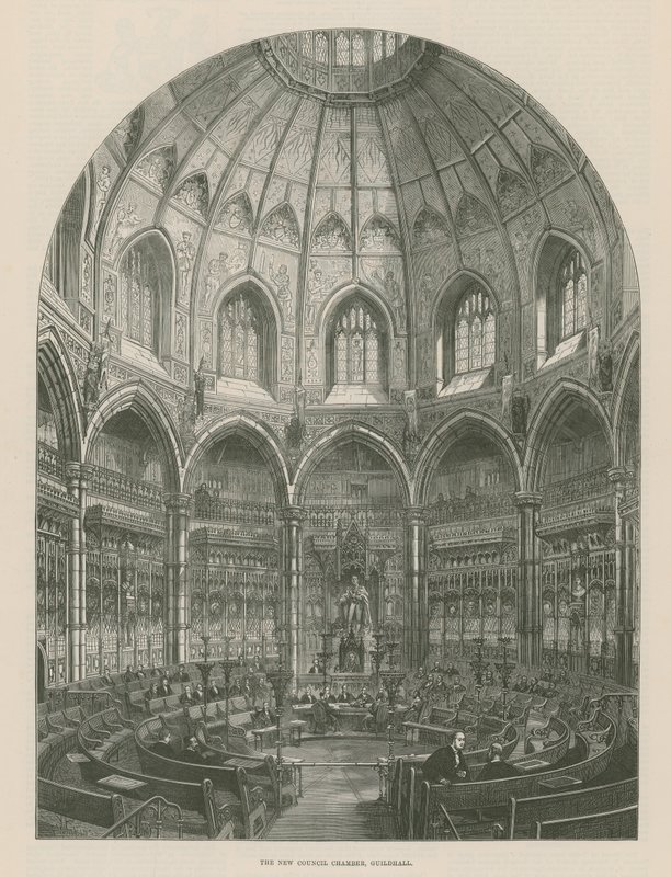 La nouvelle salle du conseil, Guildhall, Londres - Frank Watkins