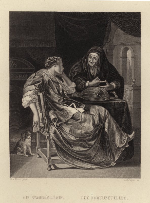 La diseuse de bonne aventure - Frans van Mieris
