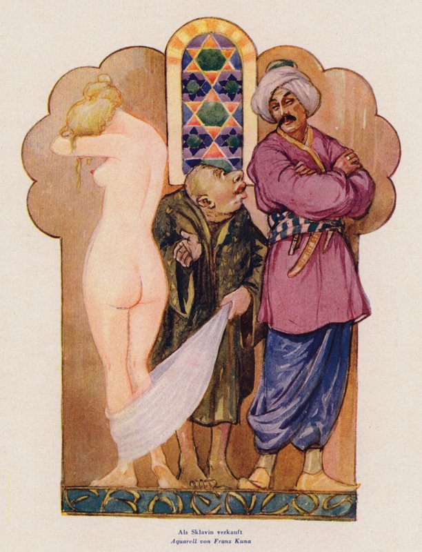 Femme vendue comme esclave - Franz Kuna
