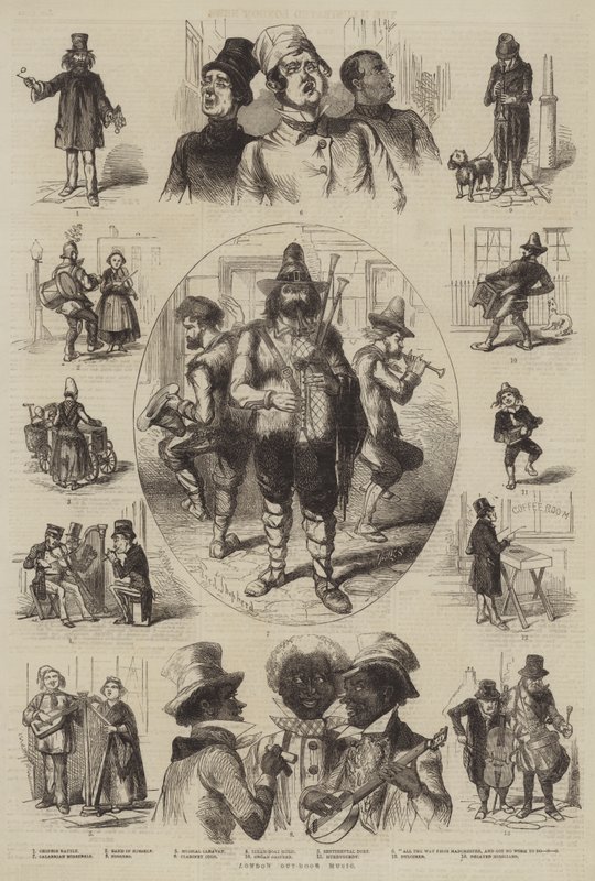 Musique en plein air à Londres - Frederick Shepherd