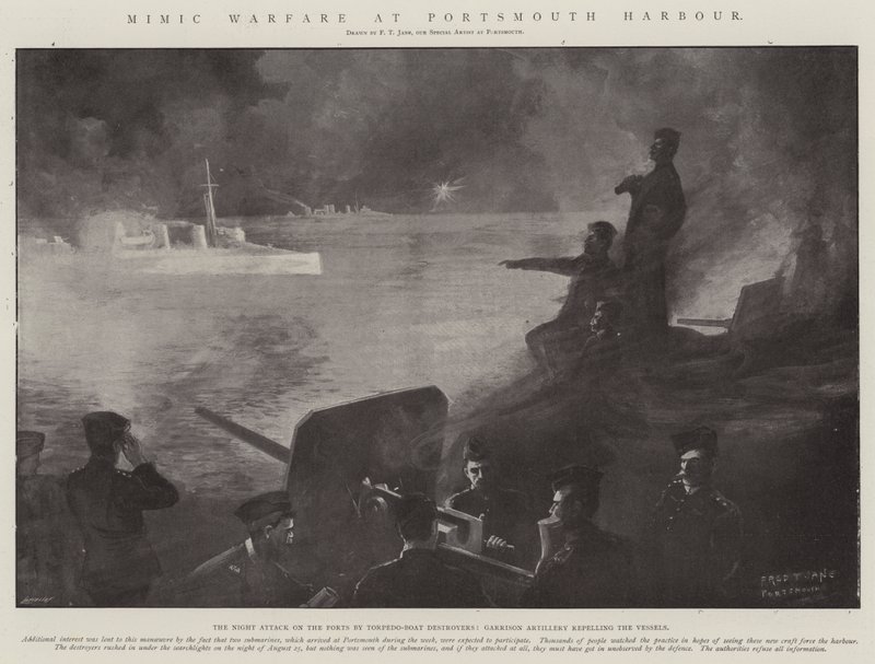 Guerre mimétique au port de Portsmouth - Fred T. Jane