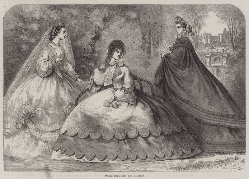 Modes de Paris pour août - Frederic Theodore Lix