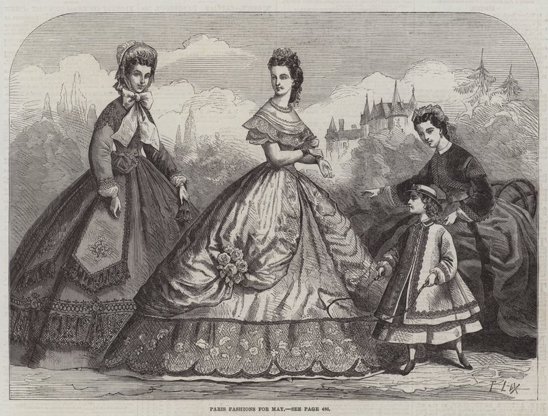 Modes de Paris pour mai - Frederic Theodore Lix