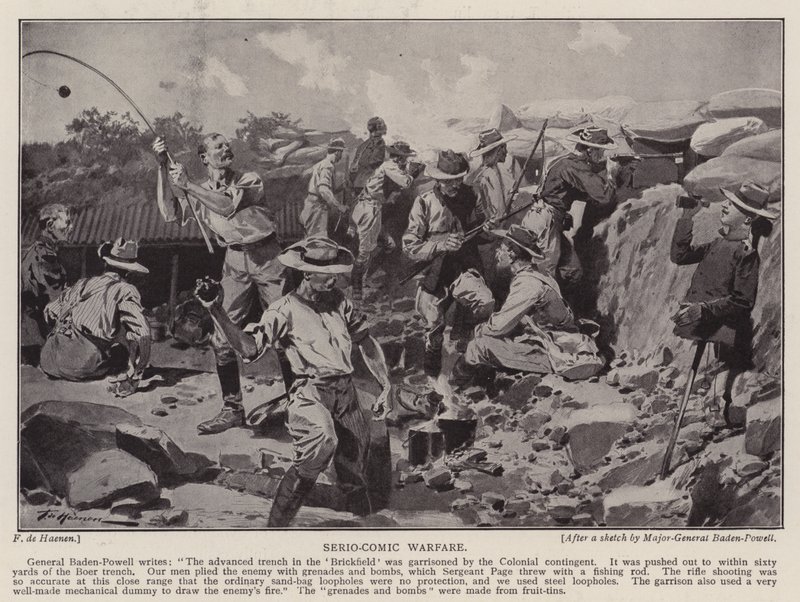 Guerre série-comique (lithographie) - Frederic de Haenen