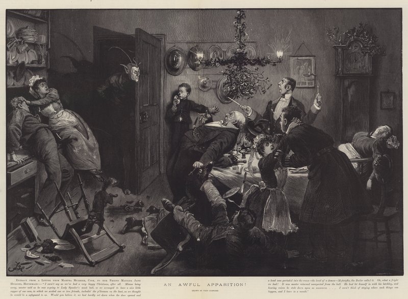 Une Apparition Terrifiante! - Frederick Barnard