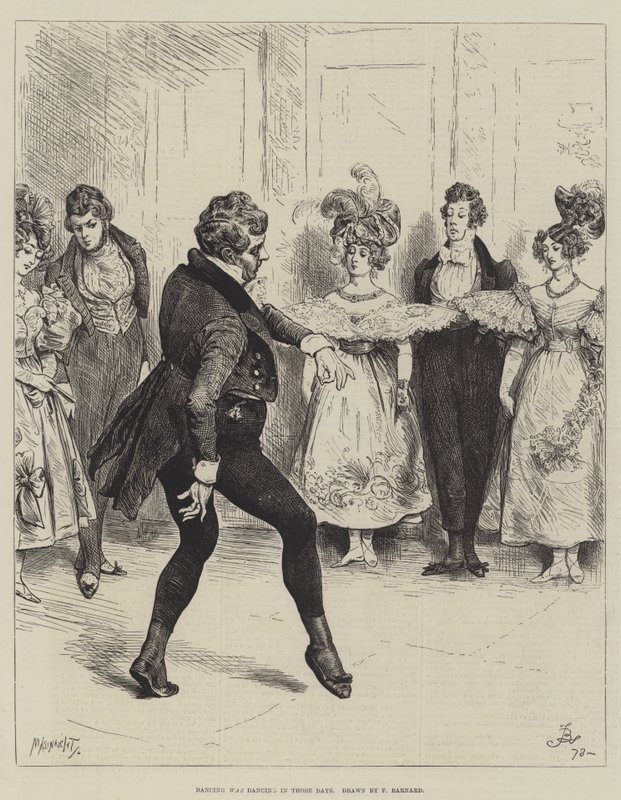 La danse était la danse à cette époque - Frederick Barnard
