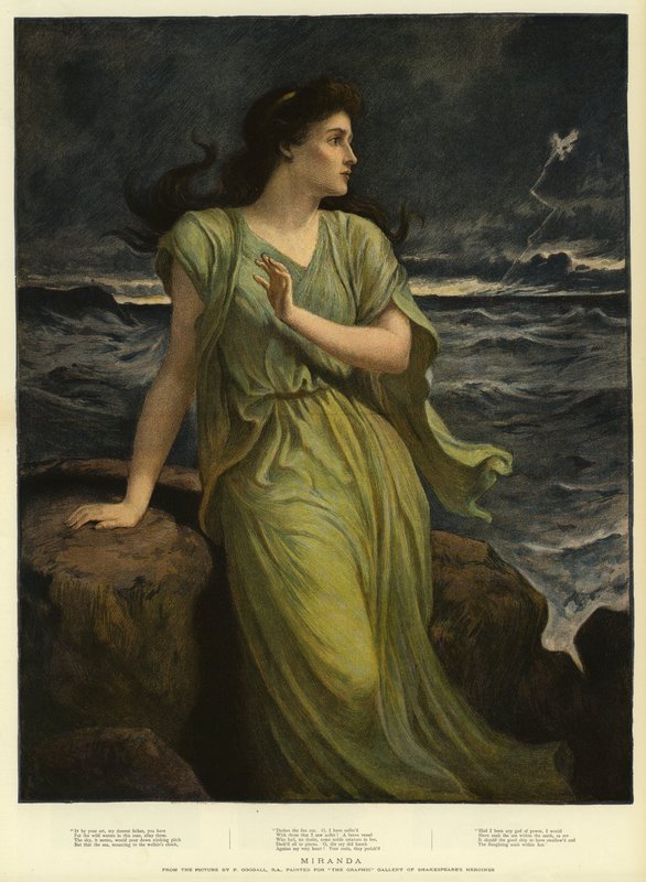 Miranda - Frederick Goodall