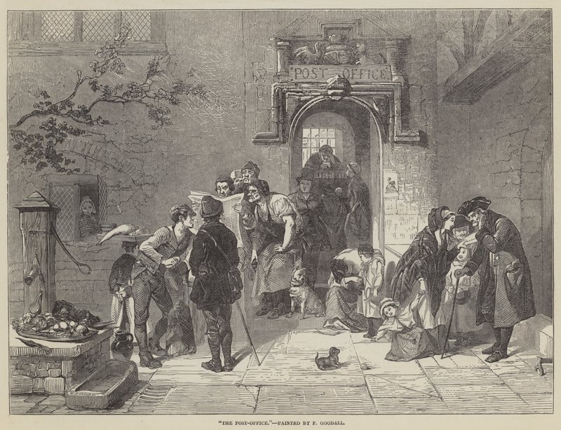 Le bureau de poste - Frederick Goodall