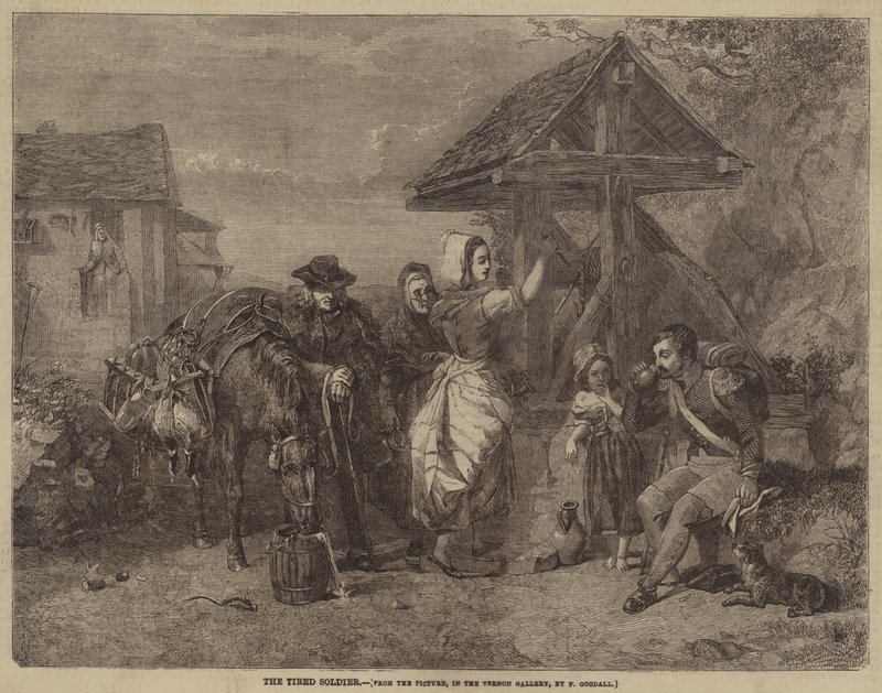 Le soldat fatigué - Frederick Goodall