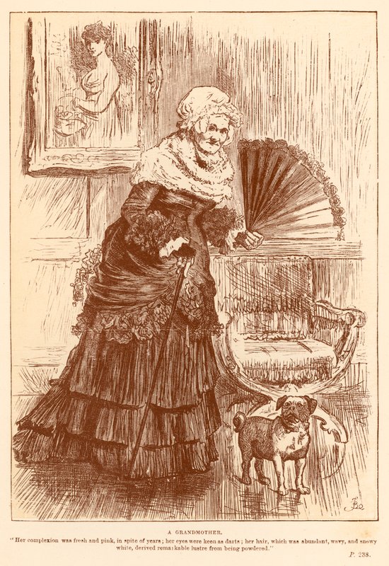 Une grand-mère - Frederick Barnard