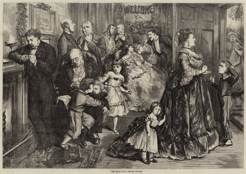 La demi-heure avant le dîner - Frederick Barnard