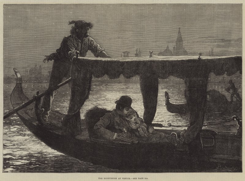 La lune de miel à Venise - Frederick Barnard