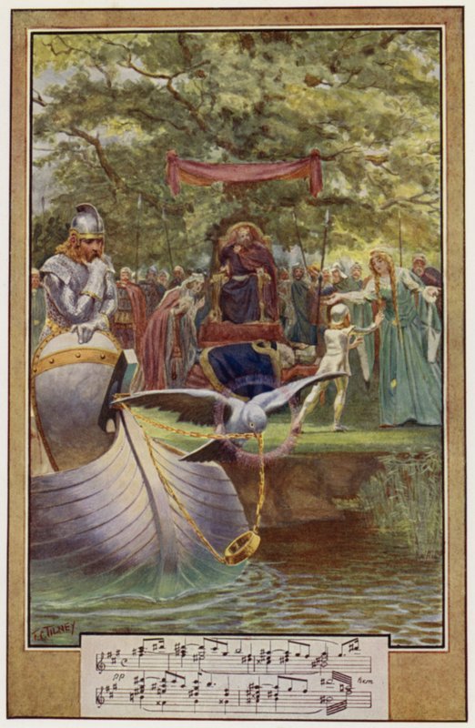 Le Départ de Lohengrin - Frederick Colin Tilney