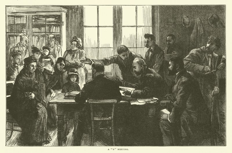 Une réunion A B - Frederick L. Bernard