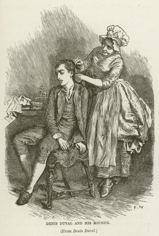 Denis Duval et sa mère - Frederick Walker