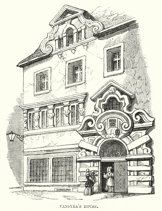 Maison de Vandyke (gravure) - Frederick William Fairholt