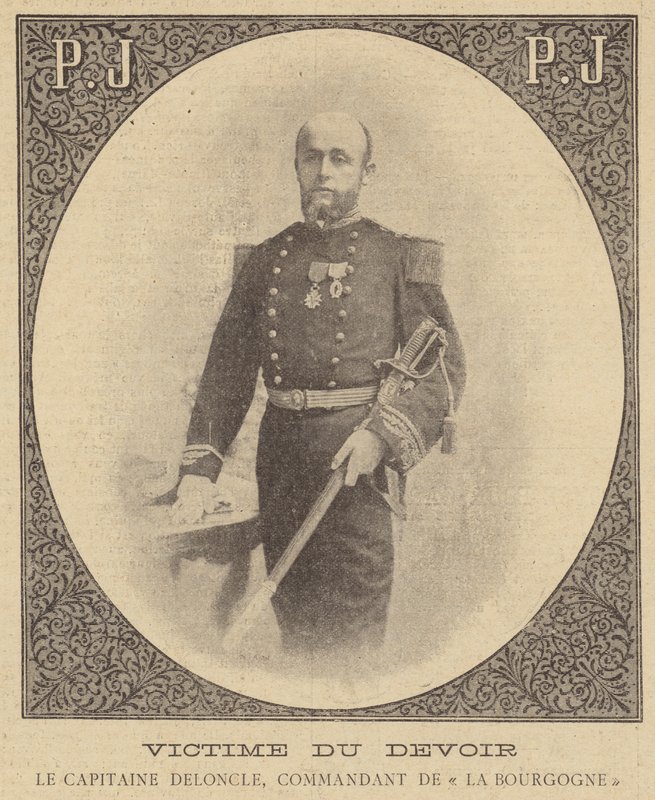 Une victime du devoir : le capitaine Deloncle, commandant de la Bourgogne - French School