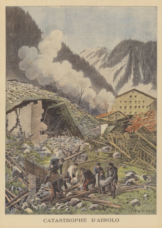 Glissement de terrain catastrophique à Airolo, Suisse - French School