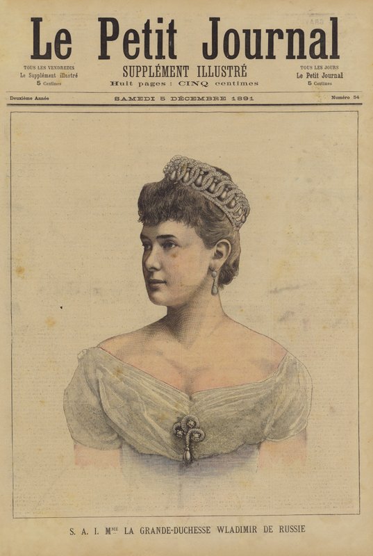 Grande-duchesse Vladimir de Russie - French School