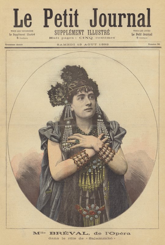 Lucienne Bréval dans le rôle de Salammbô à l