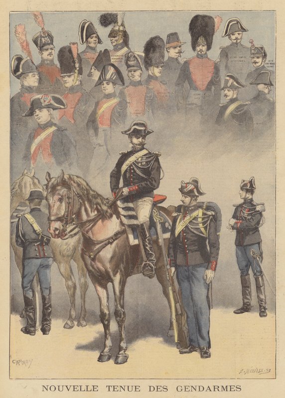 Nouvel uniforme de la gendarmerie française - French School