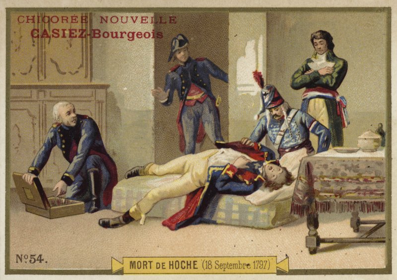 La mort du général Hoche, 18 septembre 1797 - French School