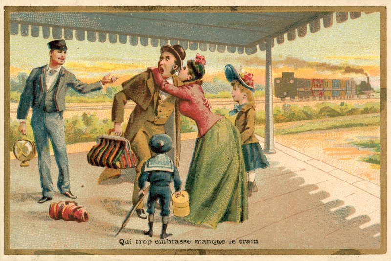 Qui trop embrasse mal étreint - French School