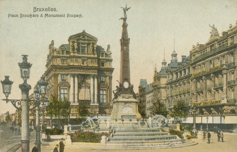 Monument Anspach, place de Brouckère - French Photographer