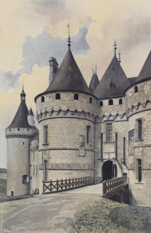 Chaumont-sur-Loire, Entrée du château - French Photographer