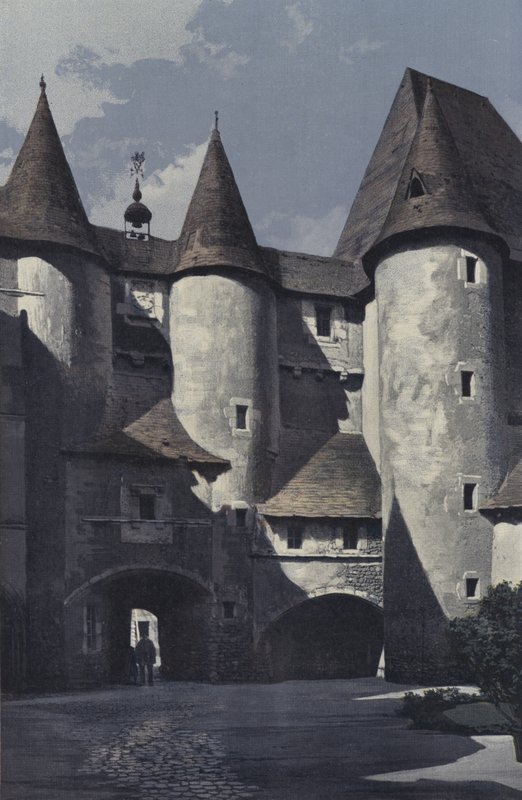 Fougères-sur-Bièvre, Château, Façade sur la cour - French Photographer