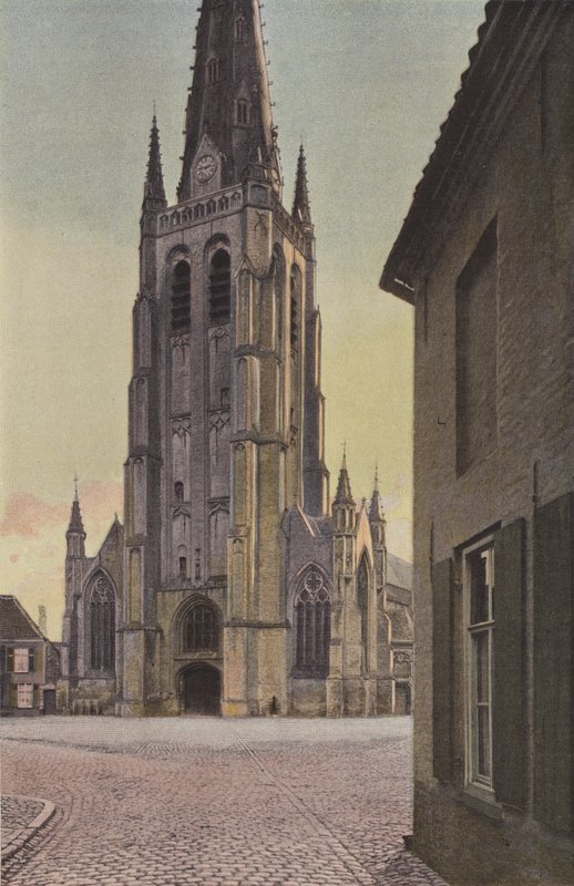 Hondschoote, Église, Façade O - French Photographer