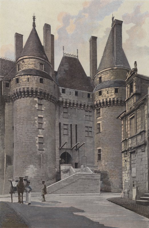 Langeais, Château, Entrée côté de la ville - French Photographer