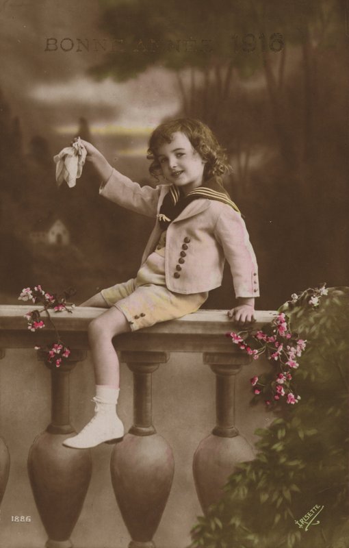 Carte de Nouvel An, 1916 - French Photographer