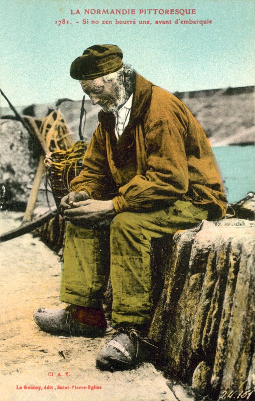 Normandie, pêcheur - French Photographer