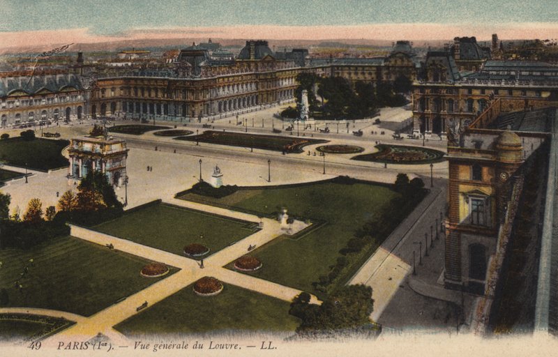 Paris, Vue générale du Louvre - French Photographer