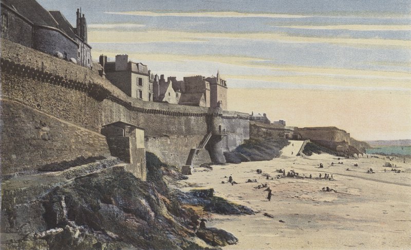 Saint-Malo, Les remparts, partie occidentale (XIIIe siècle) - French Photographer