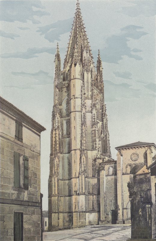 Saintes, Église Saint-Eutrope, Clocher et façade O - French Photographer