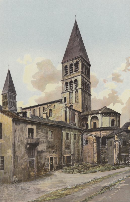 Tournus, Église, clocher et abside - French Photographer