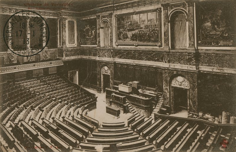 Congrès de Versailles. Carte postale envoyée en 1913. - French Photographer
