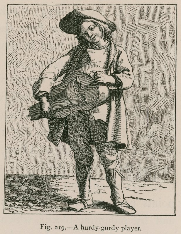 Un joueur de vielle - French School