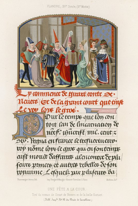 Un festin de la cour - French School