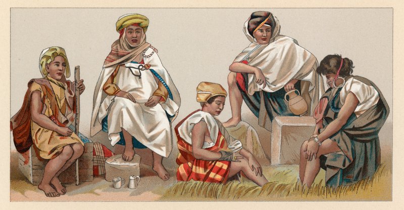 Costume africain - French School