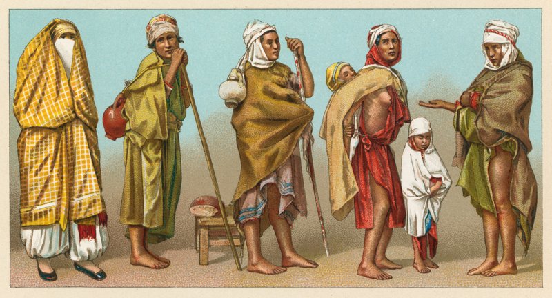 Costume africain - French School