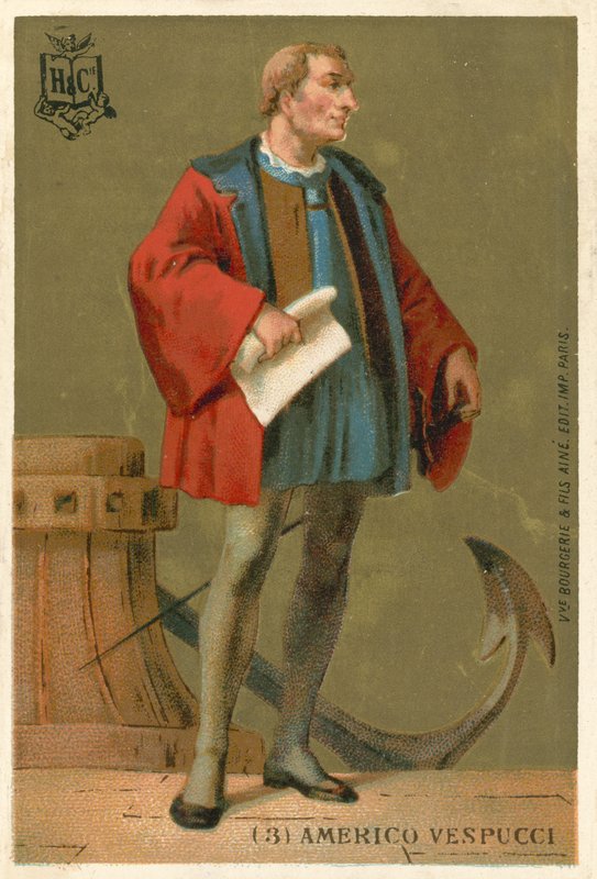 Amerigo Vespucci, navigateur italien - French School