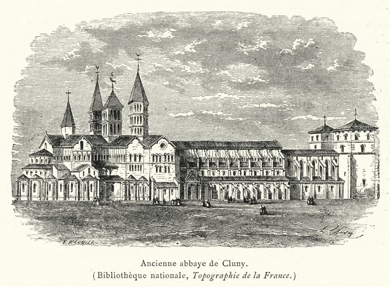 Ancienne abbaye de Cluny - French School