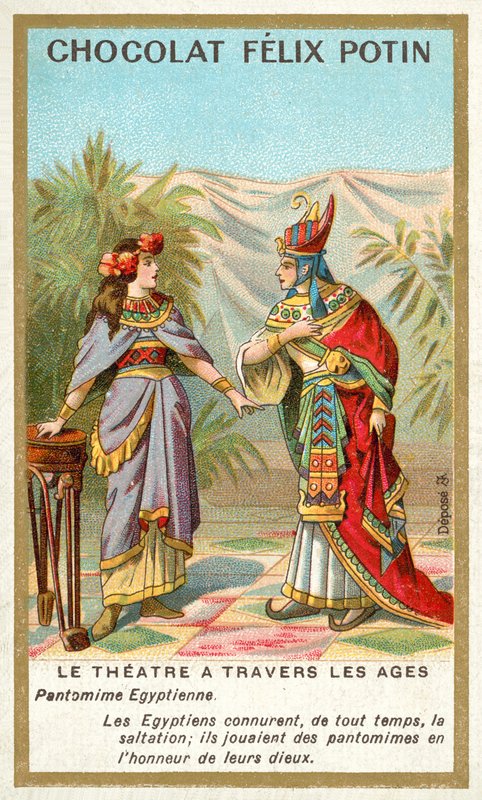 Pantomime égyptienne ancienne - French School