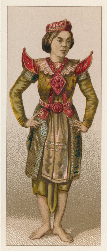 Costume asiatique - French School