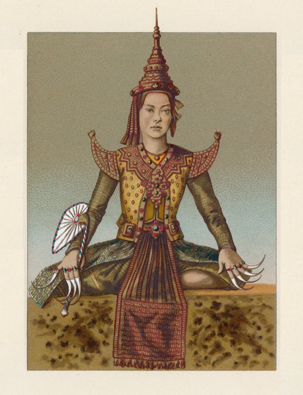 Costume asiatique - French School